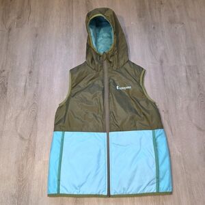 Cotopaxi Vest Women Light Blue Green Reversible Insulated Size XS